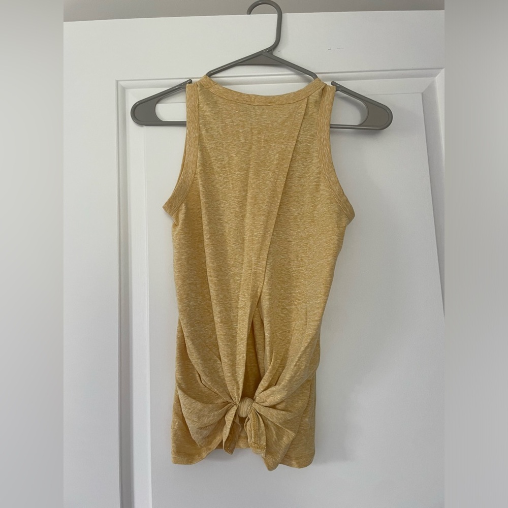 WORN ONCE J CREW OPEN BCAK TIE TANK TOP